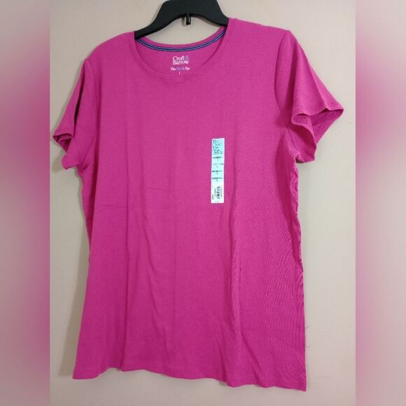 (Bundle) 2 Croft And Barrow Short Sleeve Shirts 100% Cotton Size Large - Picture 5 of 8